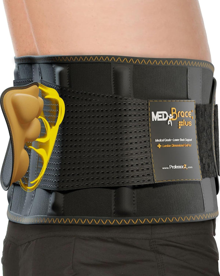 Back Support Belt Back Brace for Lower Lumbar Pain Relief for Men and Women - Medical Grade Orthopaedic Waist Compression for Sciatica Nerve, Scoliosis, Disc or Lifting at Work