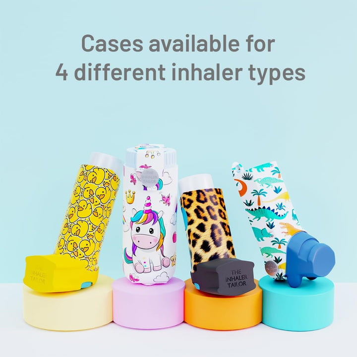 Cover for Turbohalers in over 30 Designs – Vegan Leather Inhaler Case for Kids and Adults – Handmade in England