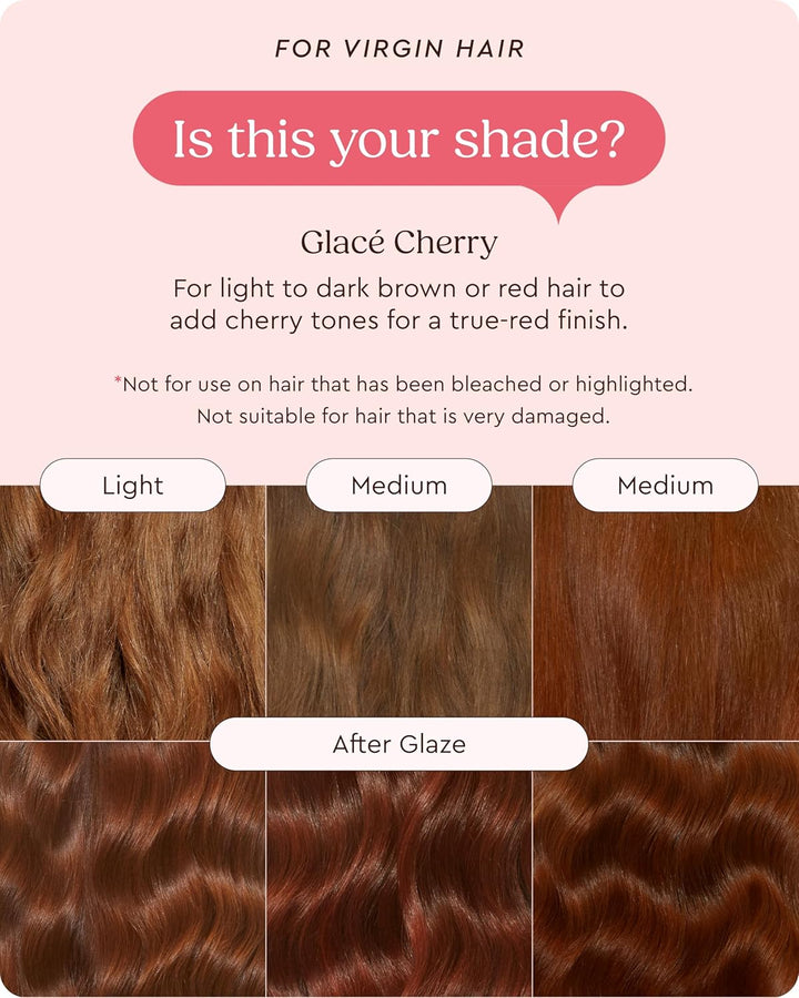 Supergloss Colour Conditioning Gloss with Dispensing Pump – Hydrating Semi-Permanent Colour Hair Gloss & Shine Boost – Vegan, Cruelty-Free – 190Ml - Glace Cherry