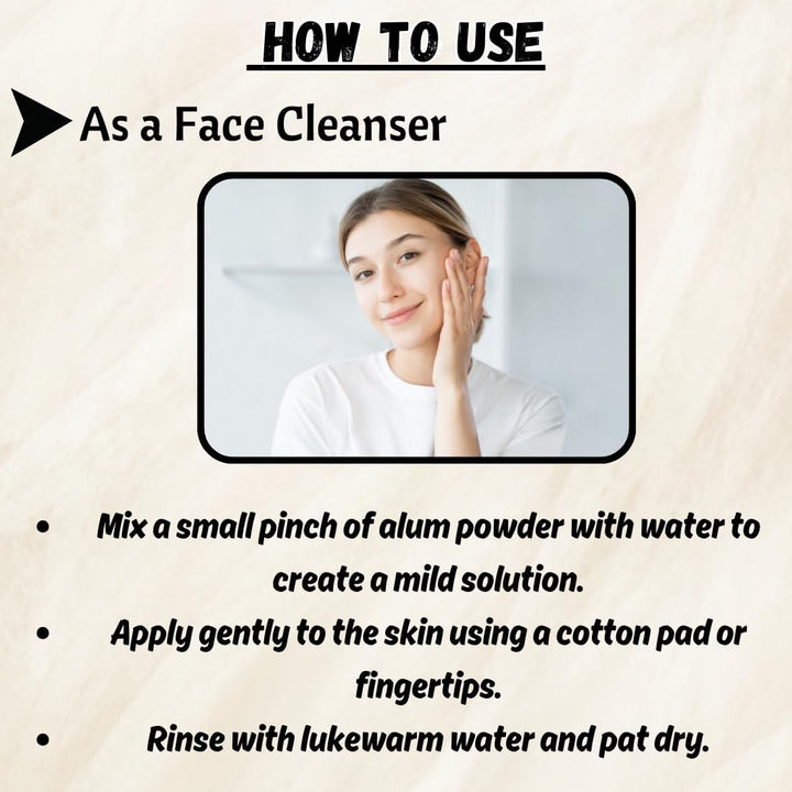 Alum Powder 1Kg by  Pure Bulk Ingredients | Pure Potassium Aluminium Powder | Phitkari | Purifies Water | Natural Deodorant