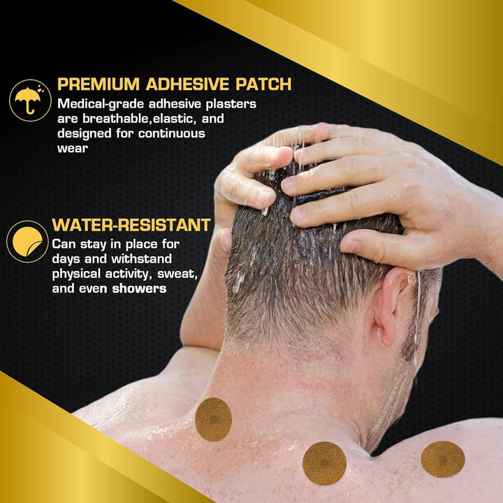 50 Pieces Magnetic Acupressure Patches, 600 Gaussian, Magnetic Patch for Pain Relief, for Body Sticker, Relaxation Pain Relief Magnets Acupressure Magnet Acupressure Magnetic Plaster for Knee