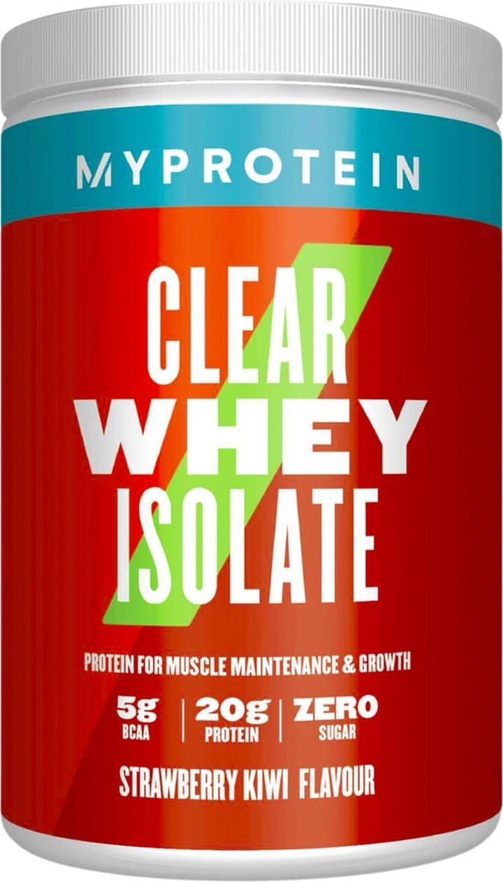 Clear Whey Protein Isolate Powder - Peach Tea - 488G - 20 Servings - Cool and Refreshing Whey Protein Shake Alternative - 20G Protein and 4G BCAA per Serving
