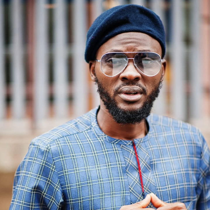 Ultra Adults Silver Frame Pilot Style Costume Glasses Retro Design Glasses Transparent Clear Lens Metal Eyewear Non Prescription Classic Fake Fashion Glasses for Men Women Eyeglass Decorative Eyewear