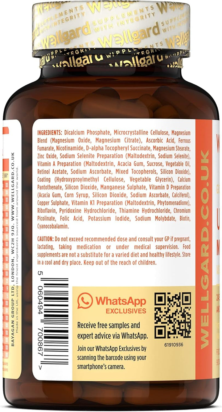 Vegan Multivitamins & Minerals by  - Vegan Multivitamin Tablets for Men and Women with 24 Essential Active Vitamins & Minerals, Made in UK