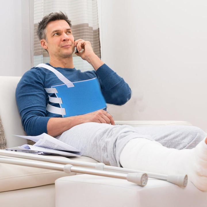 Broken Rib Brace Adjustable Rib Support Brace Chest Wrap Belt Rib Cage Protector for Cracked, Fractured or Dislocated Ribs Protection, M