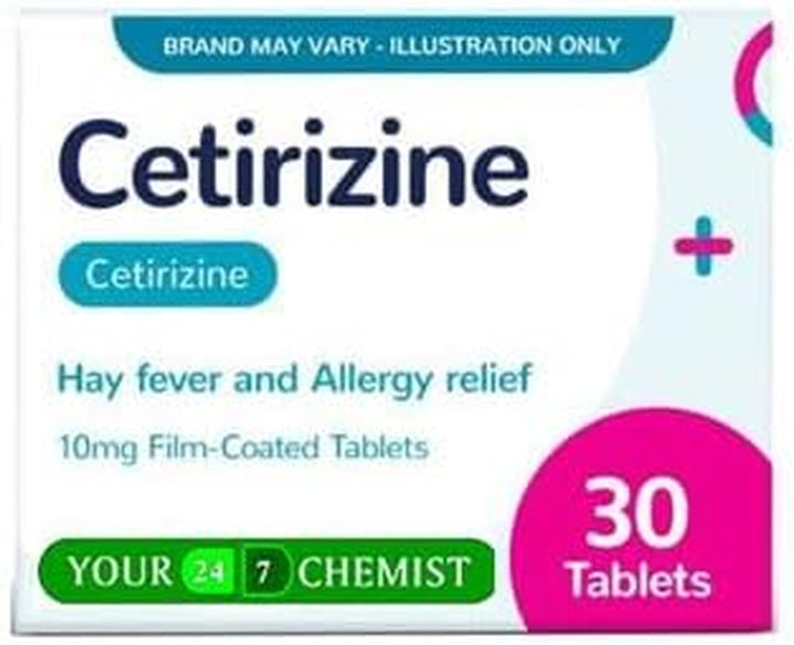 6 Months Supply  Hayfever Allergy Tablets 30 X 6 by Your247Chemist