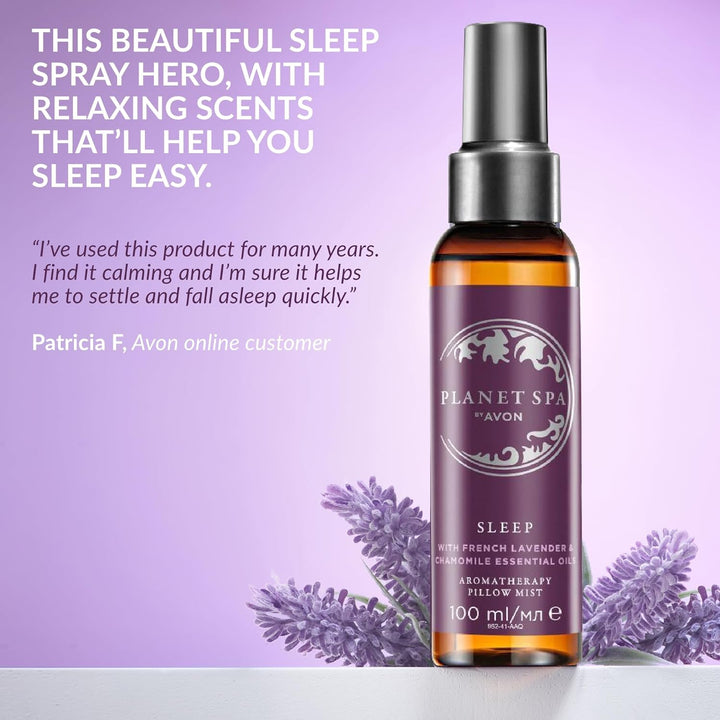 Planet Spa Sleep Pillow Mist 100Ml | Relaxing Aroma | Infused with French Lavender | to Help with a Good Night’S Sleep | Cruelty Free