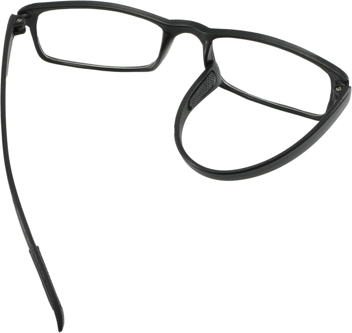 PROFLEX Sparespecs Reading Glasses (Value 3 Pack) - Lightweight, Impact & Scratch Resistant, Bendy, Flexible, Anti-Slip, Unisex (Mens + Womens) +1.0, +1.5, +2.0, +2.5, +3.0, +3.5, +4.0 - (Classic)