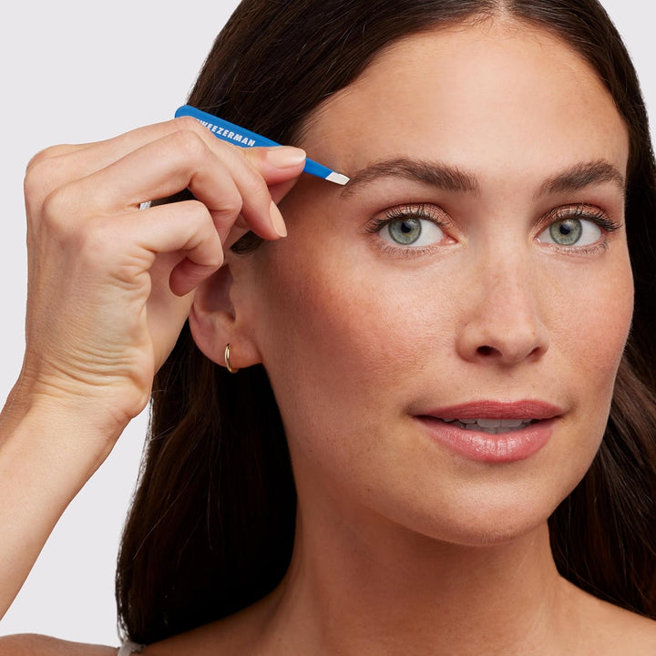 Bahama Blue Stainless Steel Mini Slant Tweezer