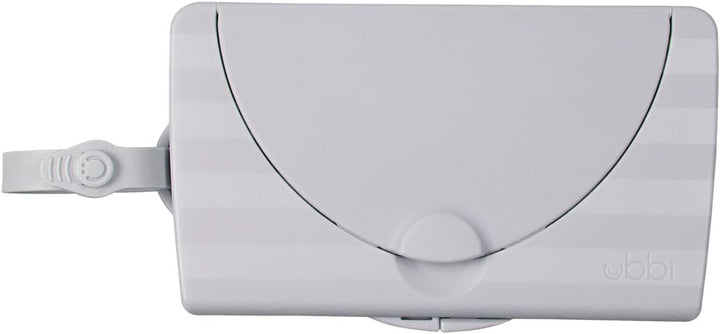 On-The-Go Baby Wipes Dispenser, Portable Wipes Container for Travel, Nappy Bag Accessory Must Have for Newborns, Reusable Wipes Holder, Sage Green