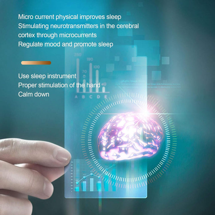 Sleep Aid Device,Calm Carry for Adults Anxiety Relief,Usb Rechargeable Microcurrent Insomnia Solution,Portable Holding Sleep Aid for Improved Deep Sleep,Sleep Aid Device Easy to Use (Yellow)