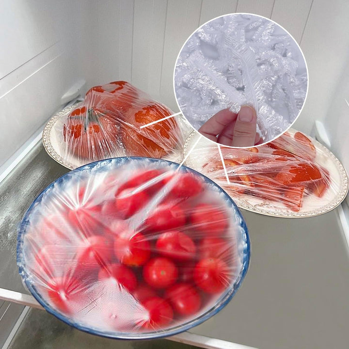 Shower Caps Disposable Plastic Shower Caps for Women Men Bath Caps Hair Cap Waterproof for Salon,Spa,Travel,Home Use,Hotel,Shower (50PCS, 42CM)