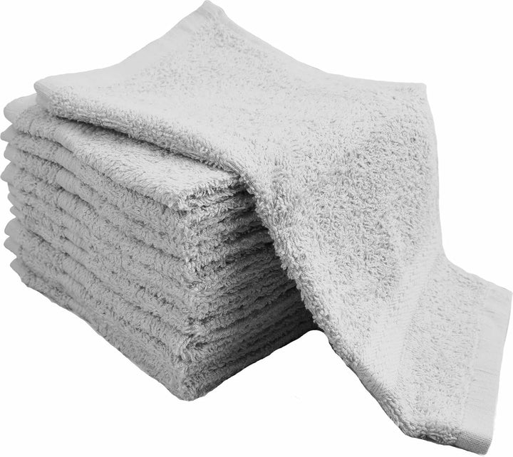 20 Assorted Colour Cotton Face Cloths Flannels 30Cm X 30Cm