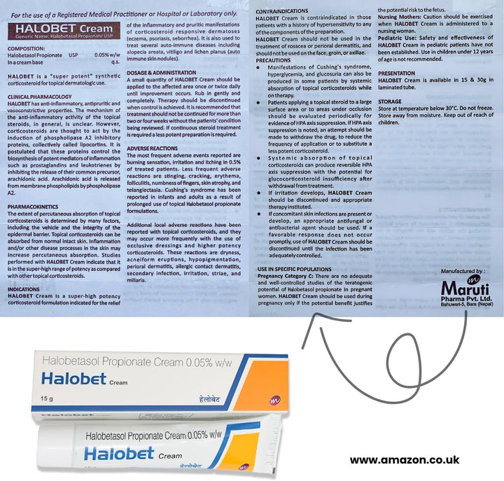 Propionate Cream 0.05% W/W - Fast Relief for Skin Irritation, Eczema, Dermatitis, Rashes, Itching, Hay-Fever Allergy, Insect Bites - Dermatologist Tested | Result within 24Hr.