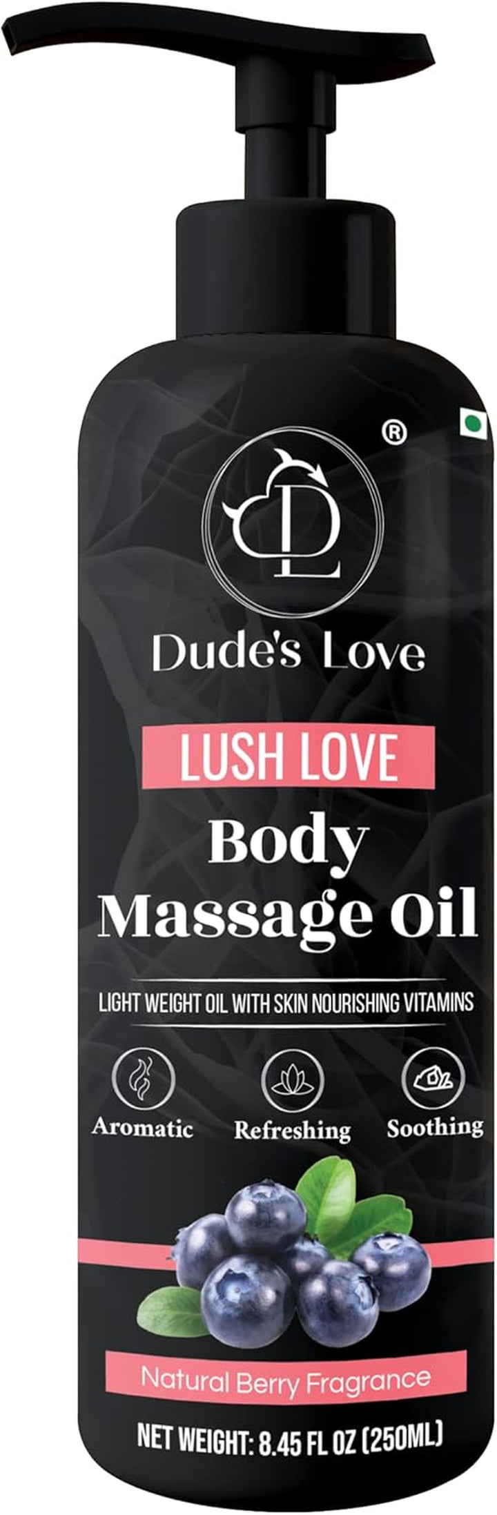 Organic - Vanilla Edible Full Body Massage Oil - No Stain & Non-Sticky | with Fractionated Coconut Oil, Vanilla & Jasmin Oil | for Massage Therapy - 4.05 Fl Oz