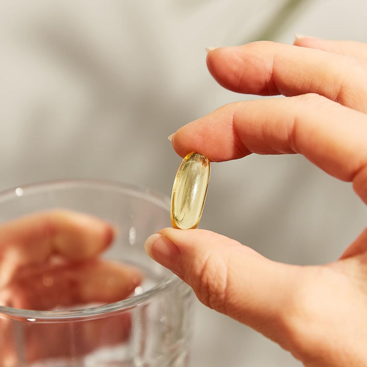 Fish Oil Concentrate 1000 Mg Softgels - Pack of 120 - Supports Normal Functioning of Heart, Brain Function and Vision - Daily Wellbeing - Gluten Free