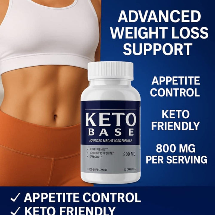 Keto Base - Weight Management Capsules - Natural Ingredients - 60 Capsules/