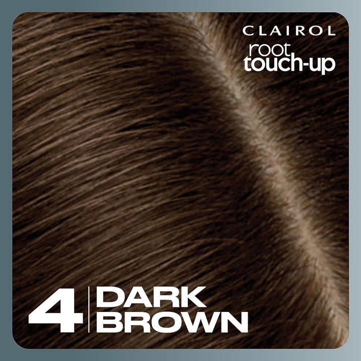 Root Touch-Up Permanent Hair Dye, 4 Dark Brown (Packing May Vary)