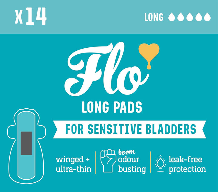 Sensitive Bladder Bamboo Liners – Discreet, Ultra-Thin, Hypoallergenic - Light Incontinence, Odour Control Protection - 16 Liners