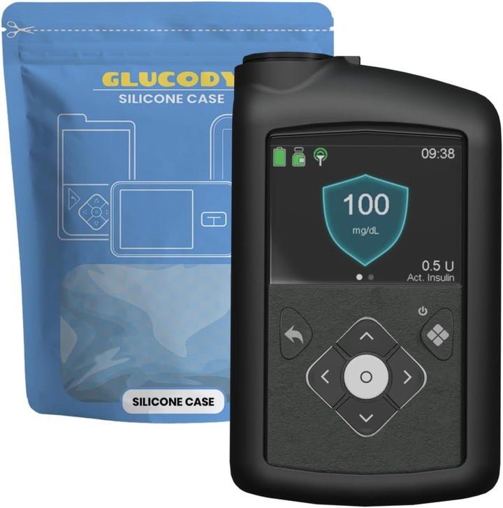 Silicone Protective Case for Medtronic Insulin Pump/Compatible with All Medtronic Models/Silicone Durability(Pink)