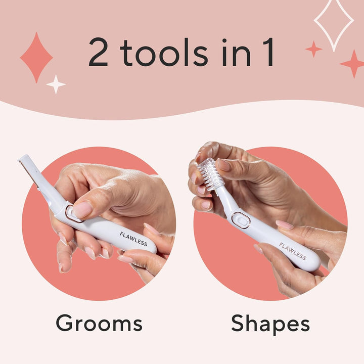 Bikini Trimmer & Hair Remover, Bikini Shaver & Pubic Hair Trimmer for Women, Dry Use Intimate Razor, Painless Bikini Line Hair Removal with LED Light, All Skin Types