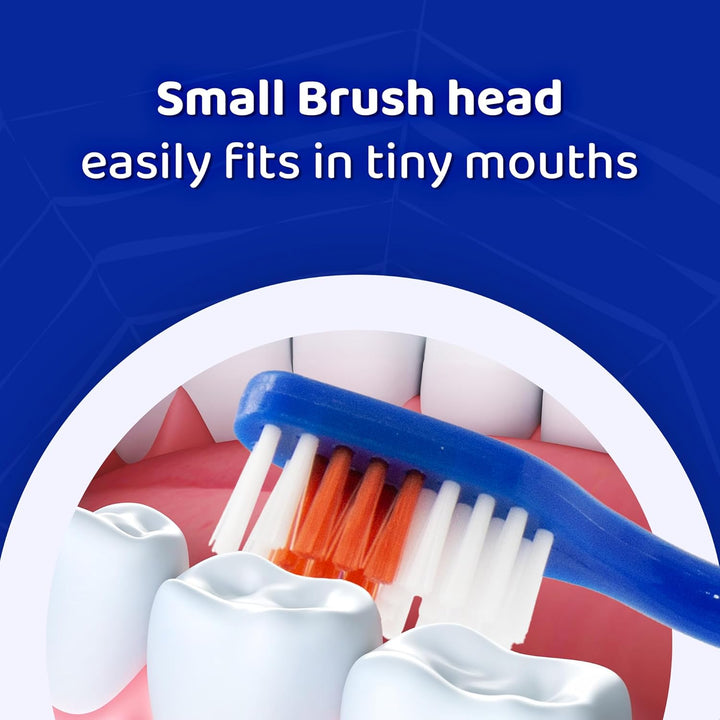 Marvel Spiderman Flashing Toothbrush for Kids with 2 Minute Flashing Light, Comfortable Handle Grip, Soft Rounded Bristles and Suction Cup for Upright Storage for Children Ages 3+