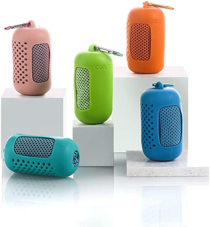 Cooling Sports Towel, Quick-Dry Ice Cold Gym Towel for Summer (Pink)