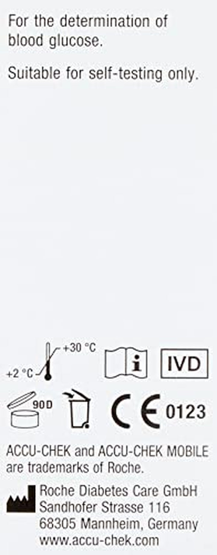 4026324 Mobile Test Cassette, 50 Test, 100G