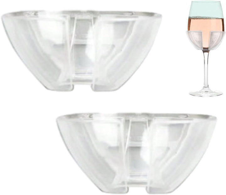 Wine Glass Holder for Shower, Hangable Cup Holder Bathtub Trays, anti Slip Wine Glass Holder, No Drill Hangable Shower Caddy for Bathroom