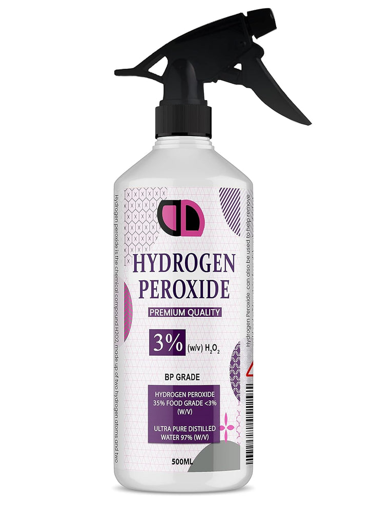 Food Grade Hydrogen Peroxide 3% (H2O2) VARIOUS SIZES CAP/SPRAY (30ML CAP)
