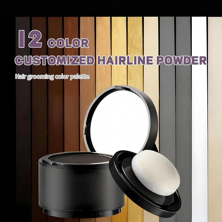 Hair Thickener, Scalp and Hair Concealer Powder, Waterproof, Easy to Apply and Color, Suitable for Both Men and Women (White)