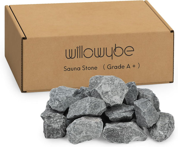 Sauna Stone Rock Grade A+ Roughly 35Lb/16Kg, Sauna Accessory