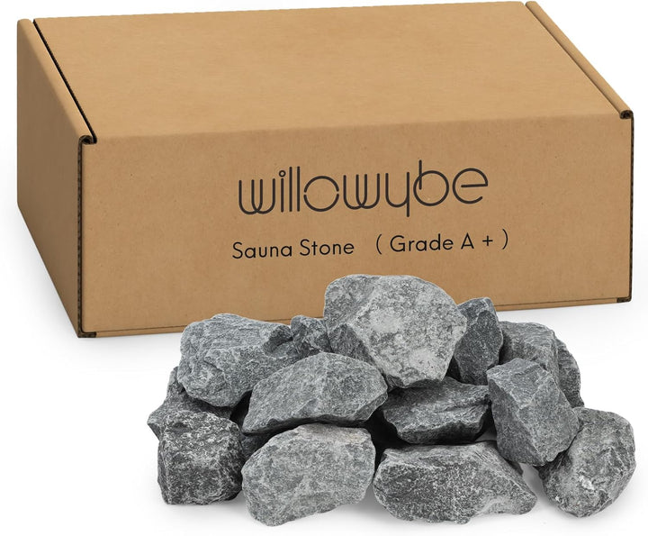 Sauna Stone Rock Grade A+ Roughly 35Lb/16Kg, Sauna Accessory