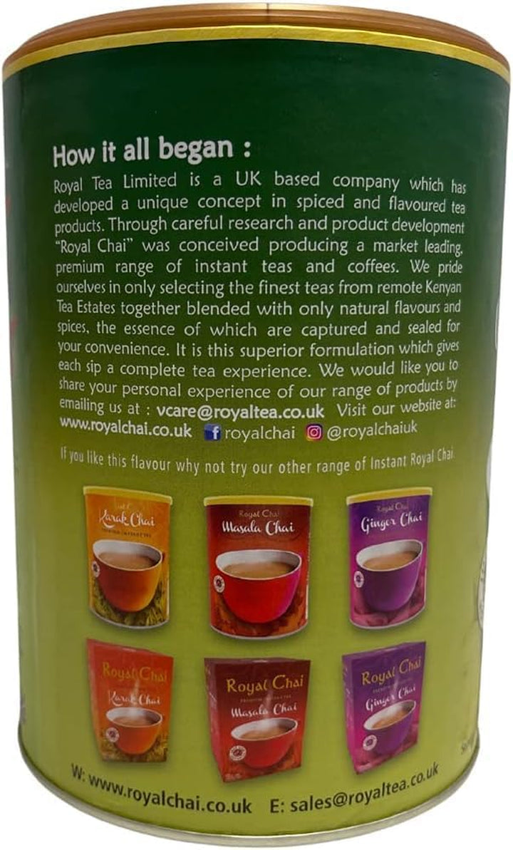 | Cardamom Chai Unsweetened Taste Tub | 6 X 400G Tubs | Premium Instant Chai | 6 Pack Case