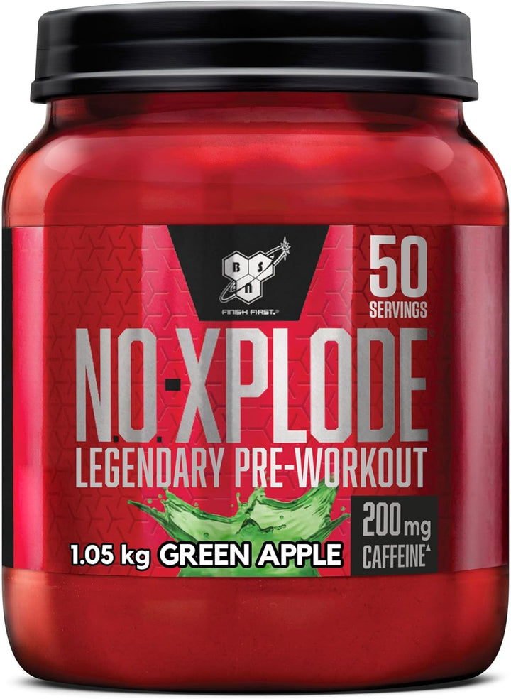 Nutrition N.O.-Xplode Pre Workout Powder Food Supplement, Energy and Focus Support with Caffeine, Amino Acids, Vitamin C and Zinc, Purple Power Flavour, 30 Servings, 390G (Packing May Vary)