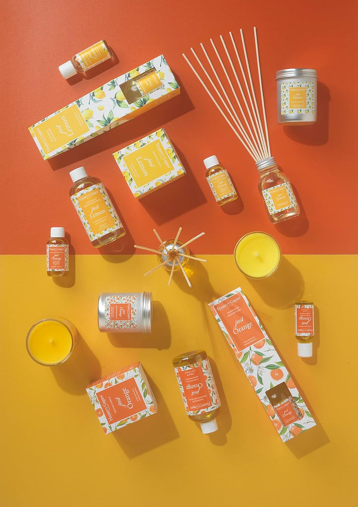 - Just Orange - Fragrance Oil Reed Diffuser Refill - Larger Size 250Ml Bottle