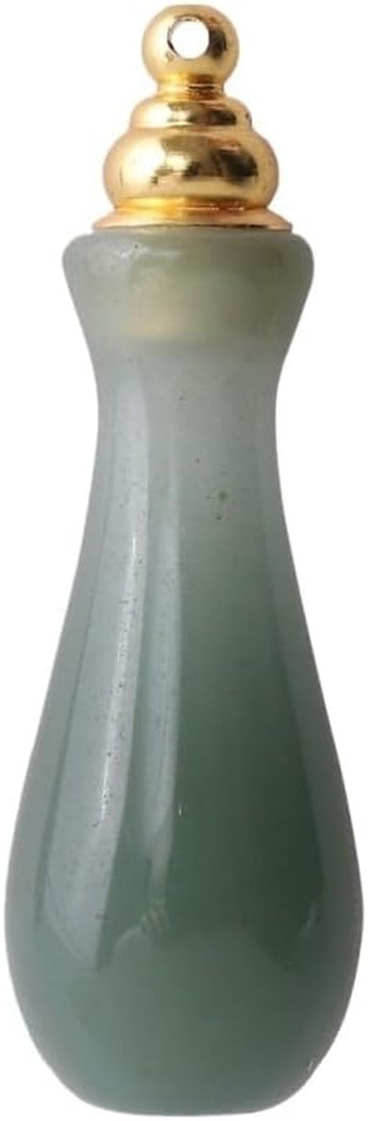 Crystal Semi-Precious Stone Perfume Bottle - Essential Oil Aromatherapy Pendant Accessory