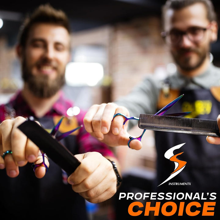 Titanium Hair Scissors, Barber Salon Scissors 5.5" (14Cm)