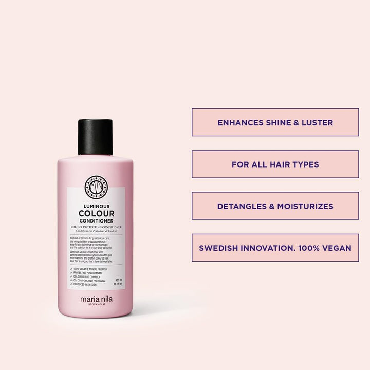 Luminous Colour, Reduces Colour Loss from Washing, Pomegranate Counteracts Dehydration, 100% Vegan & Sulfate/Paraben Free