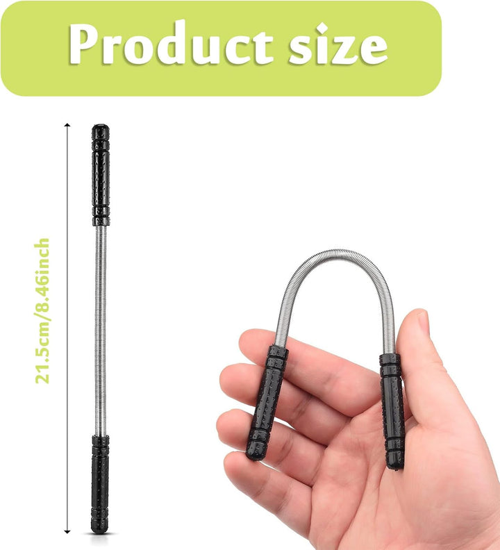 2 Pieces Black Facial Hair Remover Quick Hair Removal Epilator Tool,Facial Hair Remover Manual Epilator Spring Face Hair Roller Threading Epilator Tools for Face Hair Removing Tool