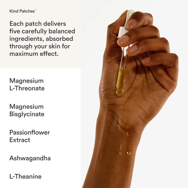 | Dream Patches™ Magnesium | Supports Quality Sleep, Calmer Mind, Stress & Anxiety | Plant-Based Botanical Blend with Magnesium, Passionflower, Ashwagandha & L-Theanine | 30 Vegan Patches