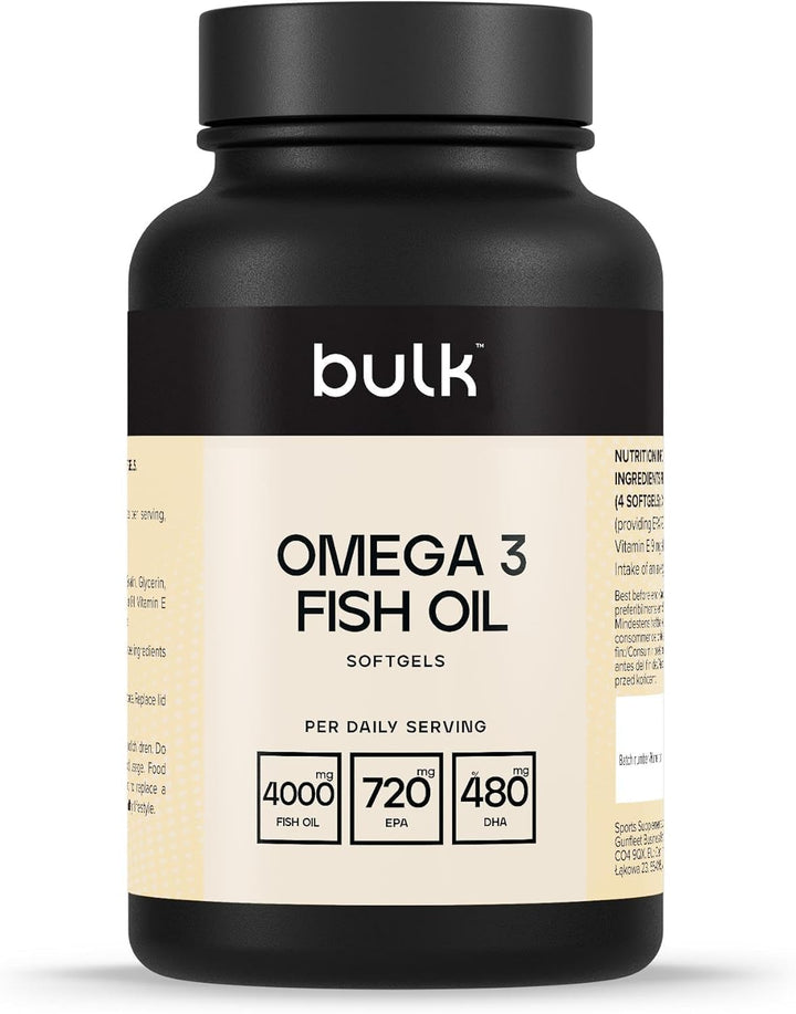 Omega 3 Fish Oil Softgels, 1000 Mg, Pack of 90