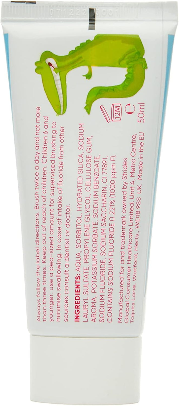 Punch & Judy Kids Toothpaste - Baby Strawberry Flavour, 0-2 Years, Fluoride, Sugar Free 50Ml (Pack of 1)