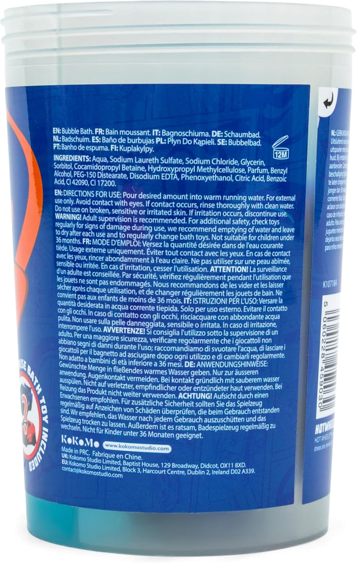 Hot Wheels Children'S Bath Goo & Toy Car - Bath Goo 200Ml - Children'S Bath Goo - Bubble Bath - Bath Slime