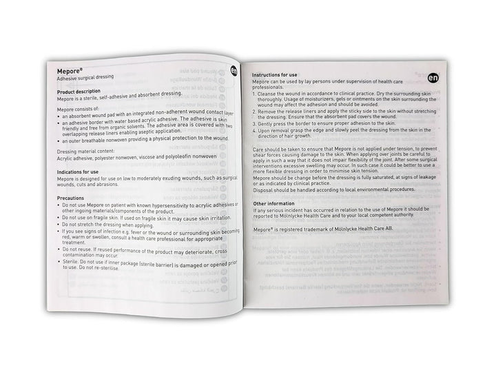 99XX0097 Dressing, 6Cm X 7Cm, Pack of 60, White