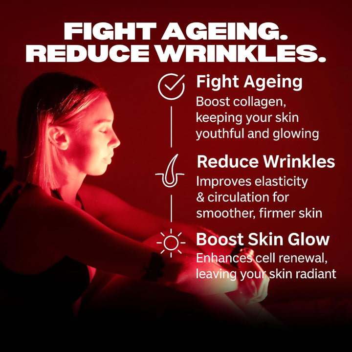 Aura Pro 300W Red & Infrared LED Light Panel – 660Nm & 850Nm Therapy Lamp for Pain Relief, Muscle Recovery & Anti-Ageing – Full Body Wellness Device