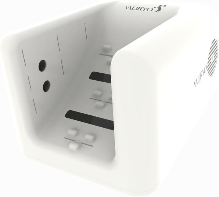 Feet Dryer - 360º Airflow Foot Dryer - Auto Sensor Activation & UV Light for Superior Hygiene - Complete Drying, Comfortable, and Safe (Dusty Grey Gloss)