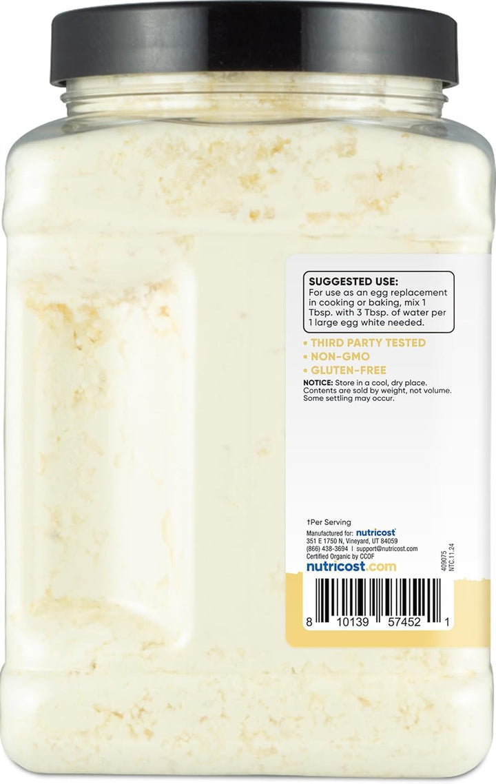 Pantry Organic Egg White Protein Powder (1 LB) - Gmo-Free, Gluten-Free