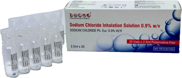 Sodium Chloride Inhalation Solution 2.5 Ml X 20 | Isotonic Sterile | Nebuliser Solution | Sterile Solution