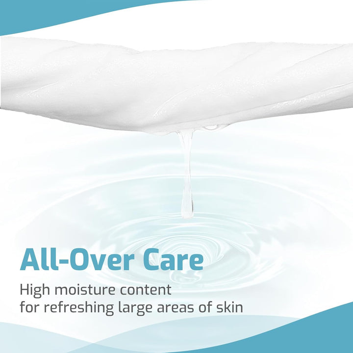 Trustplus Wet Wipes for Adult, Extra Thick 20 X 30 Cm Body Cleaning Wipes with Aloe for Incontinence & Cleansing, Fresh Scent, 50 Count